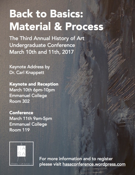 Poster for the Third Annual History of Art Undergraduate Conference