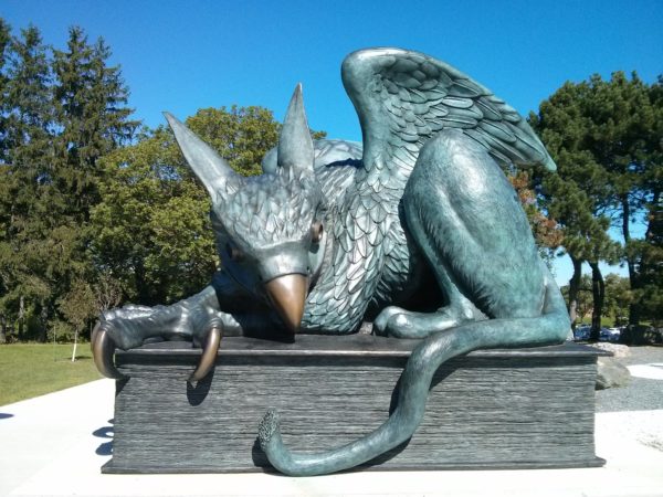 University of Guelph gryphon statue, photo by James M