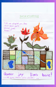 Page from Saskatoon: A Community Zine / Saskatoon : Un zine communautaire.