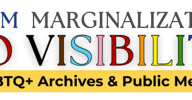 Logo for From Marginalization to Visibility: 2SLGBTQ+ Archives and Public Memory.